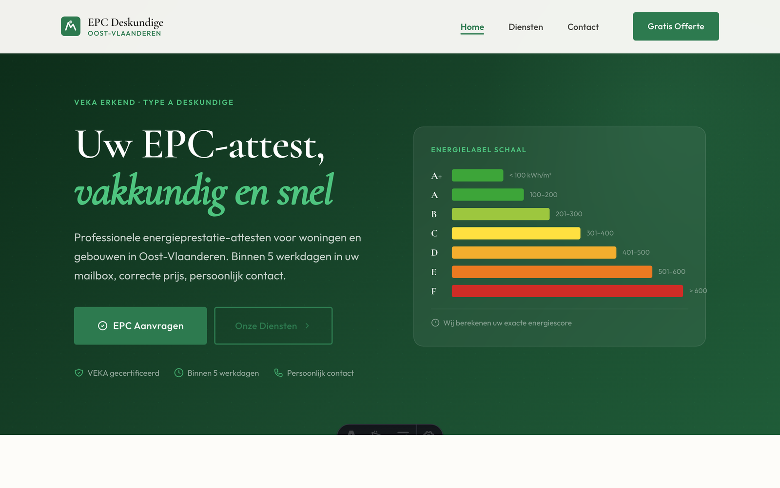 EPC Deskundige screenshot